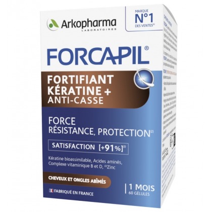Arkopharma Forcapil Kératine+ kapsule za oštećenu kosu