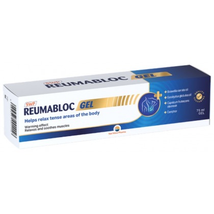 Reumabloc Gel umiruje i zagrijava mišiće 75ml