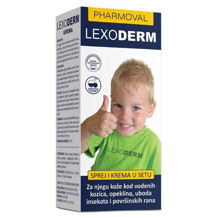 Lexoderm set (sprej i krema)