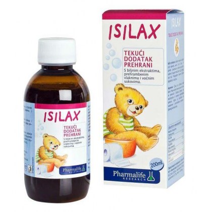 Isilax dietary supplement with plant extracts, dietary fiber and fruit juices, 200ml