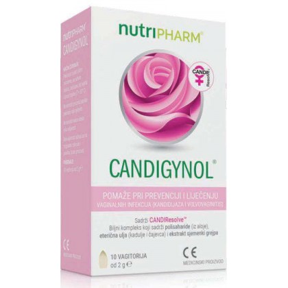 Candigynol for vaginal infections caused by bacteria and fungi