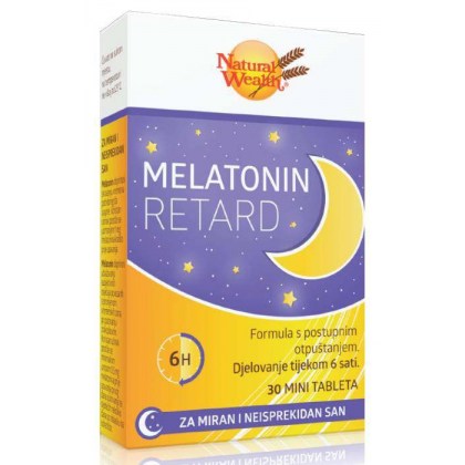 Melatonin Retard Pills for Restful and Uninterrupted Sleep
