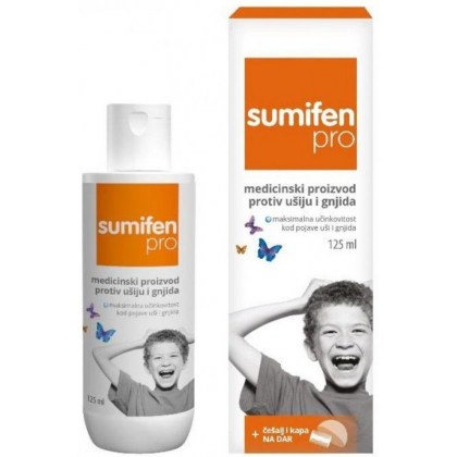 Sumifen PRO Ear and Nits Shampoo + Comb 125ml