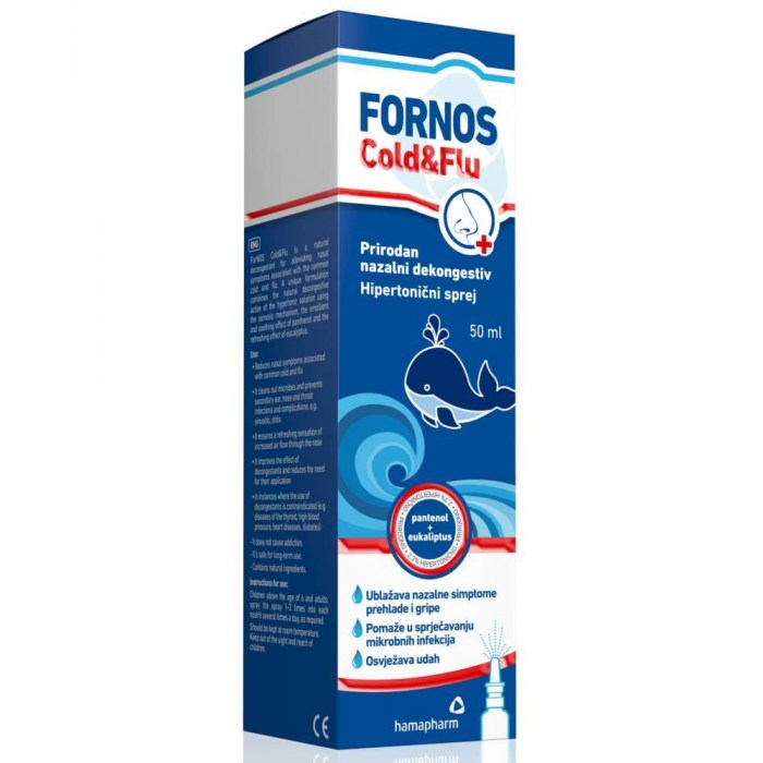 ForNOS Cold&Flu za ublažavanje nazalnih simptoma kod prehlade i gripe