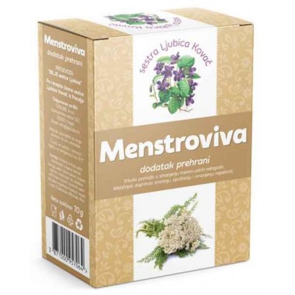 Menstroviva čaj pomaže u reguliranju mjesečnih ciklusa kod žena 70g