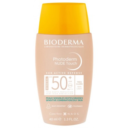 Bioderma Photoderm NUDE Touch SPF 50+ Teinte Claire