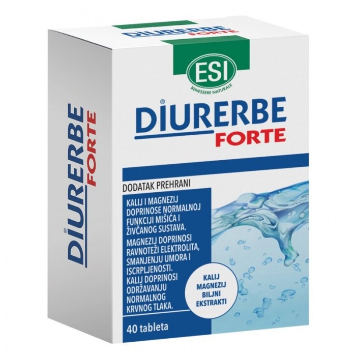 Esi Diurerbe Forte za pojačano izlučivanje tekućine 40 tableta
