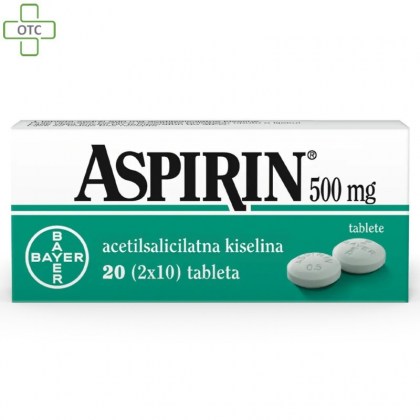 Aspirin 500mg 20 tableta