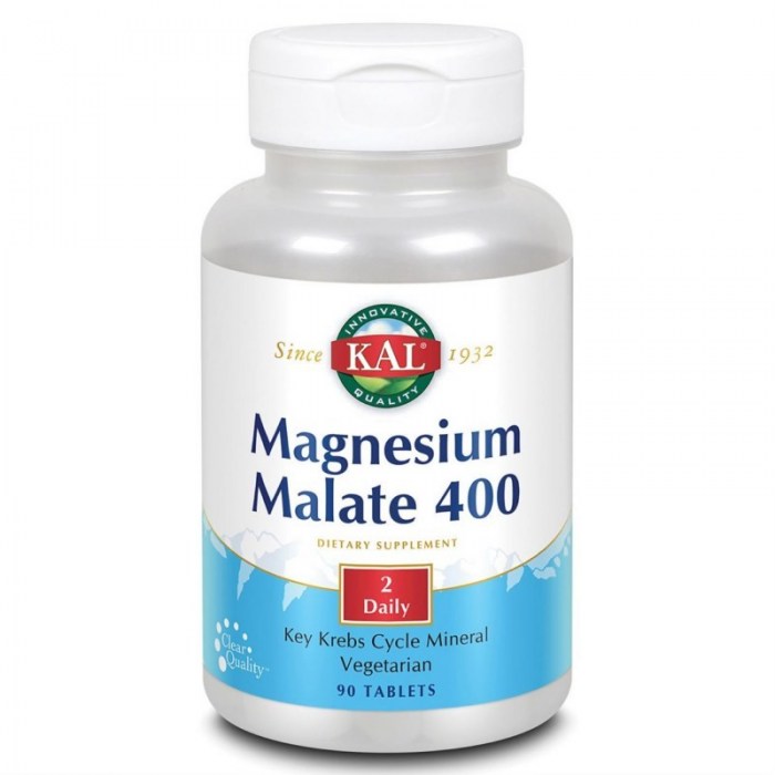 KAL Magnesium Malate (magnezijev malat) 90 tableta