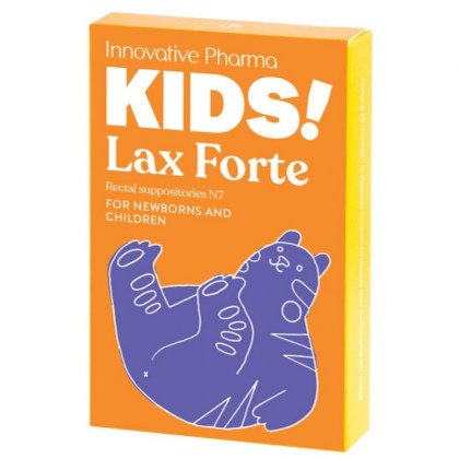 Innovative Pharma Lax Forte Baby protiv konstipacije kod djece 7 čepića