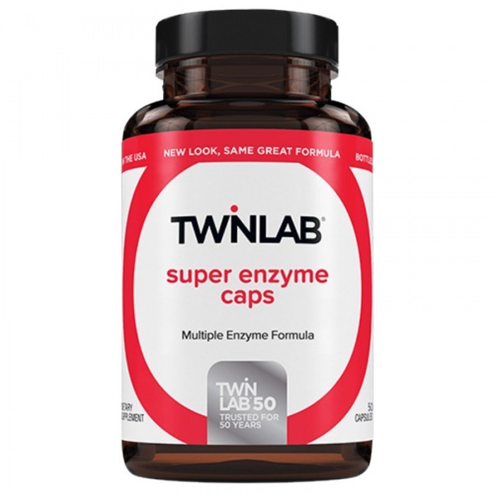 Twinlab Super Enzyme capsules 50 pcs.