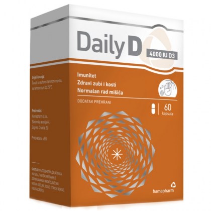 Hamapharm Daily D 4000 IU 60 kapsula