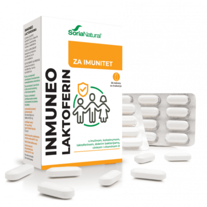 Soria Natural Inmuneo laktoferin za jačanje imunitet 36 tablete za žvakanje