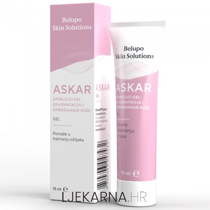 Belupo Skin Solutions ASKAR gel ublažava i zaglađuje ožiljke 15ml