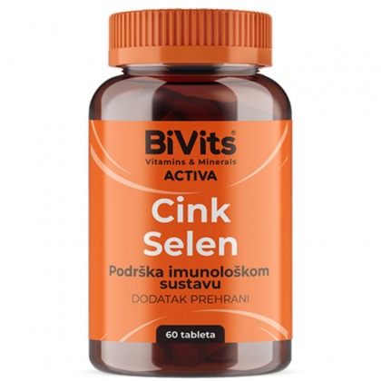 BiVits Activa Cink i Selen 60 tableta