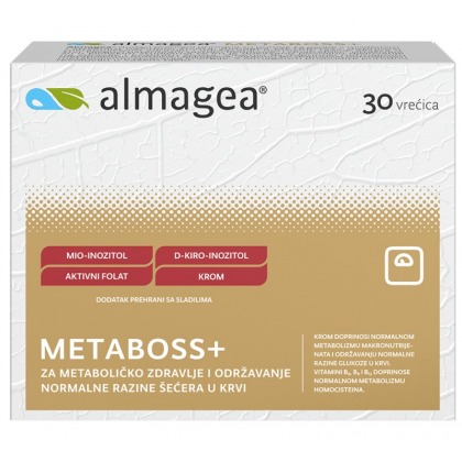 Almagea Metaboss+ doprinosi normalnoj razini glukoze u krvi 30 vrećica
