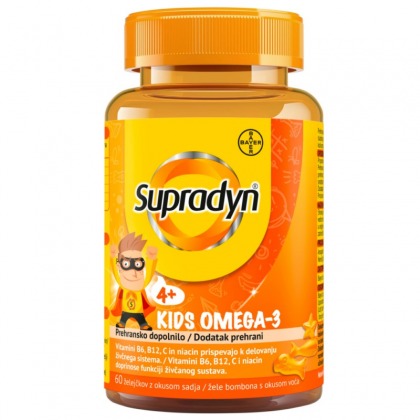 Supradyn Kids Omega-3 60 žele bombona
