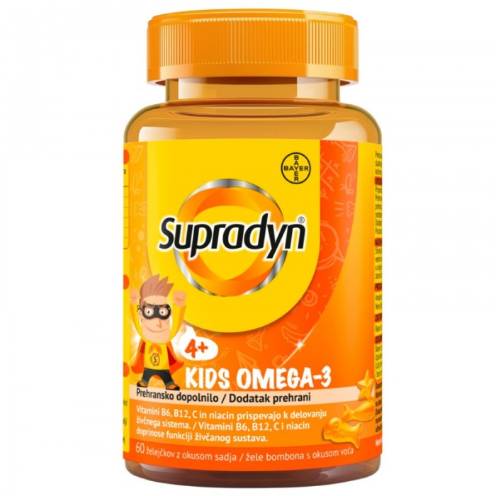 Supradyn Kids Omega-3 60 žele bombona