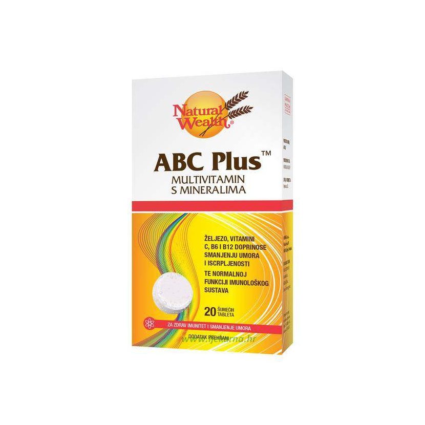 Natural Wealth ABC Plus šumeće tablete, 20 kom. Natural Wealth ABC Plus šumeće tablete, 20 kom.