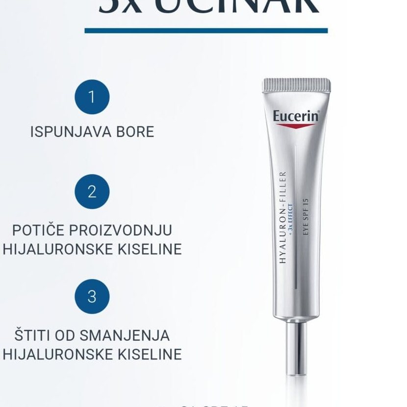 Eucerin Hyaluron-Filler krema za područje oko očiju Eucerin Hyaluron-Filler krema za područje oko očiju