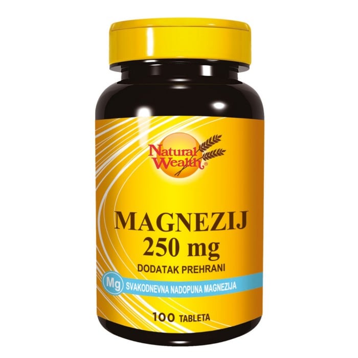 Natural Wealth Magnezij 250mg 100 tableta Natural Wealth Magnezij 250mg 100 tableta