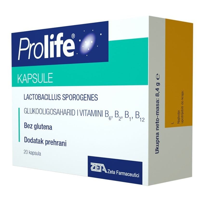 Prolife probiotik kapsule 20 kapsula Prolife probiotik kapsule 20 kapsula