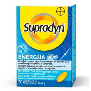 Supradyn Energija 50+ 30 filmom obloženih tableta