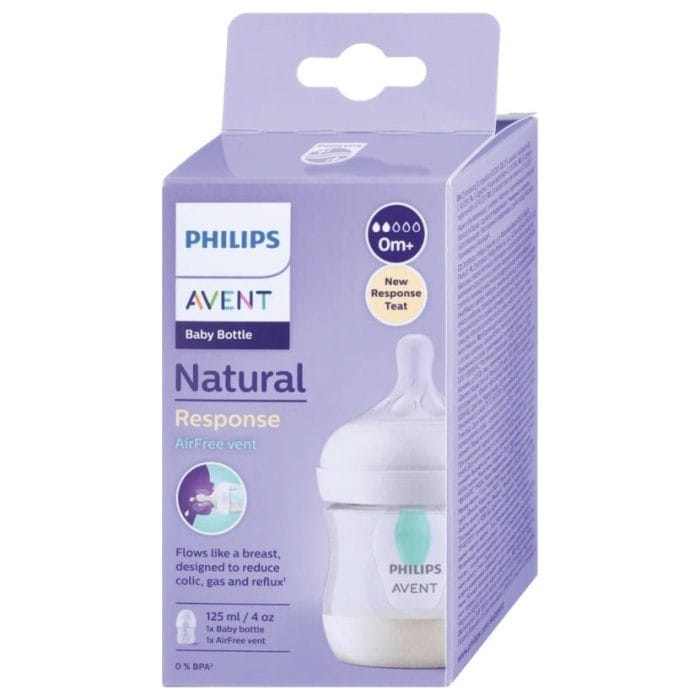 Avent Bočica za bebe Natural Response s AirFree ventilom 125ml