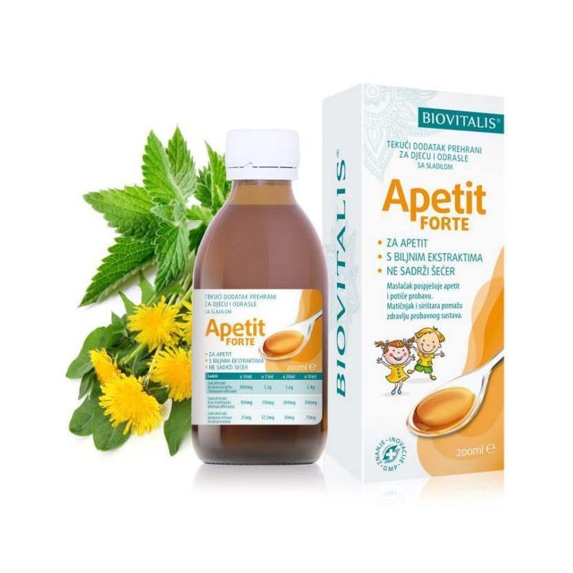 APETIT FORTE dodatak prehrani za pospješivanje apetita, 200ml APETIT FORTE dodatak prehrani za pospješivanje apetita, 200ml
