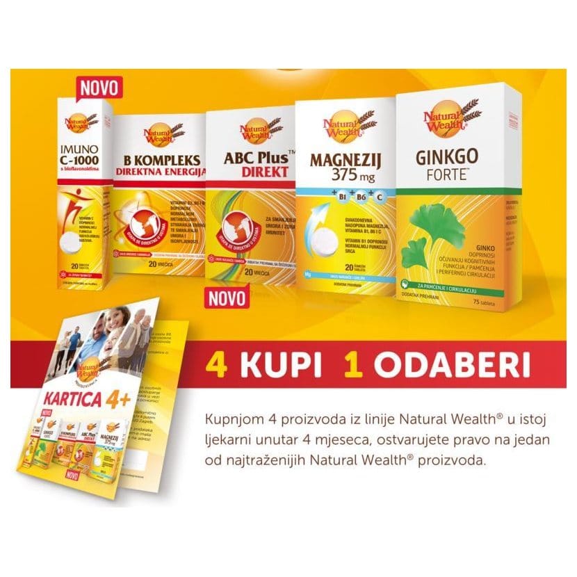 Natural Wealth Poklon kartica 4+1 gratis Natural Wealth Poklon kartica 4+1 gratis