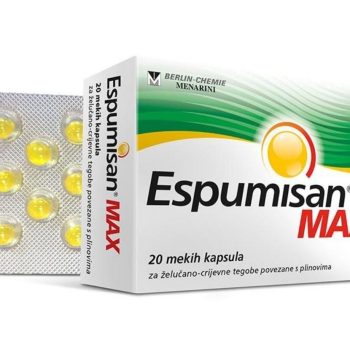 Espumisan MAX kapsule za ublažavanje nadutosti 20 kom.