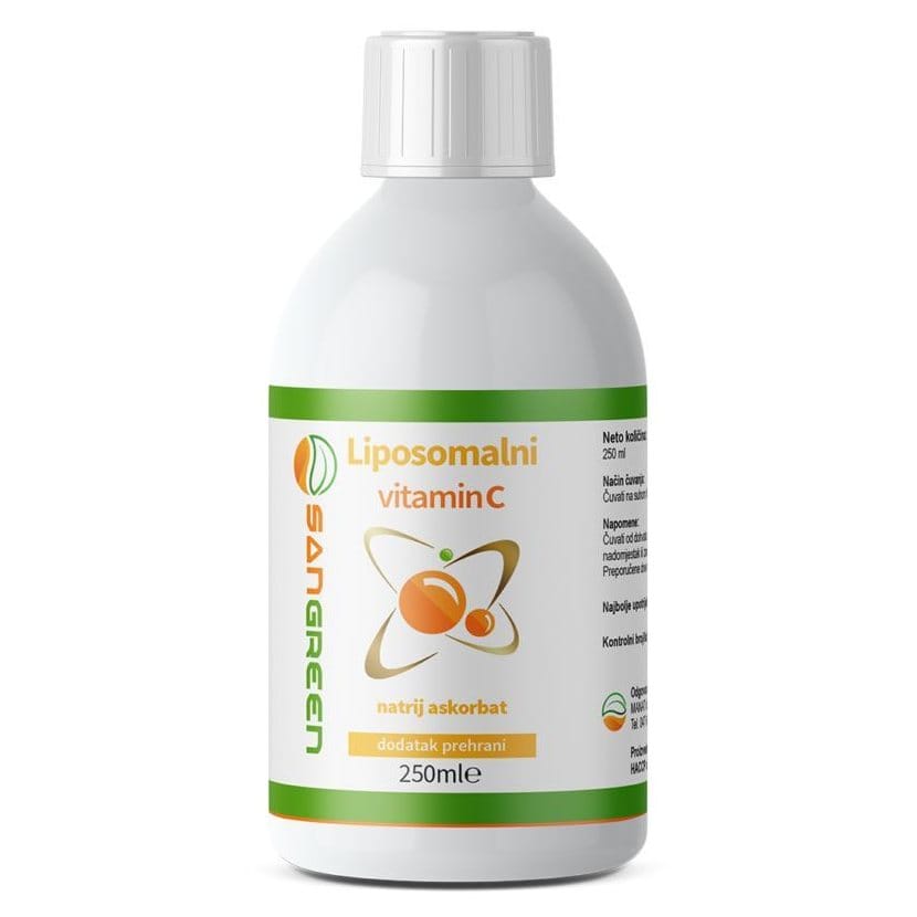 Sangreen liposomalni vitamin C (natrij askorbat) 250ml Sangreen liposomalni vitamin C (natrij askorbat) 250ml