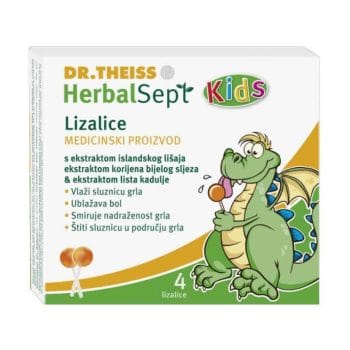 HerbalSept Kids lizalice protiv grlobolje