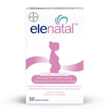 Elenatal dodatak prehrani prije začeća i do 12. tjedna trudnoće 30 tableta