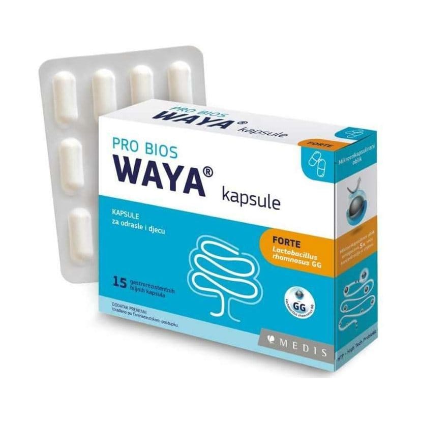 WAYA Forte kapsule za uravnoteženu crijevnu mikrofloru WAYA Forte kapsule za uravnoteženu crijevnu mikrofloru