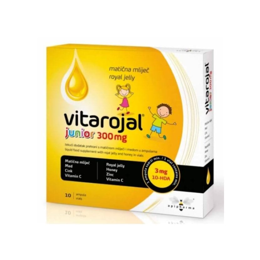 Vitarojal Junior matična mliječ ampule 10 x 300mg Vitarojal Junior matična mliječ ampule 10 x 300mg