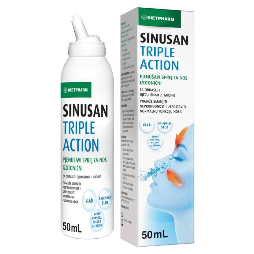 Sinusan Triple Action sprej za nos 50ml Sinusan Triple Action sprej za nos 50ml