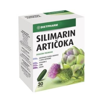 Dietpharm Silimarin Artičoka kapsule doprinose normalnoj funkciji jetre