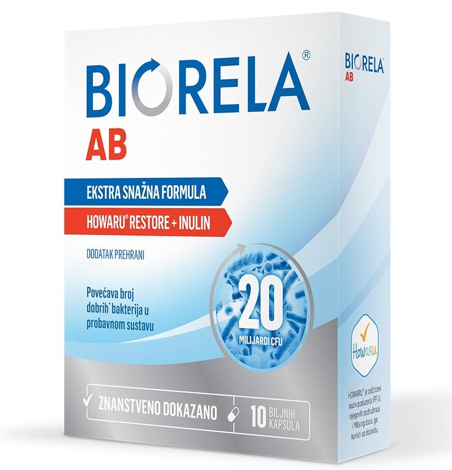 Biorela AB probiotik 10 kapsula Biorela AB probiotik 10 kapsula