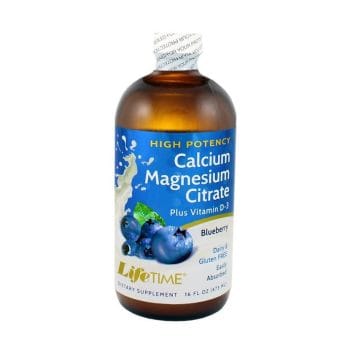 LifeTime Tekući kalcij magnezij citrat (okus borovnice)