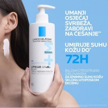 La Roche-Posay Lipikar Baume AP+MAX balzam za iznimno suhu kožu 400ml