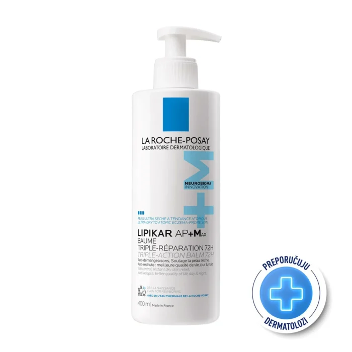 La Roche-Posay Lipikar Baume AP+MAX balzam za iznimno suhu kožu 400ml