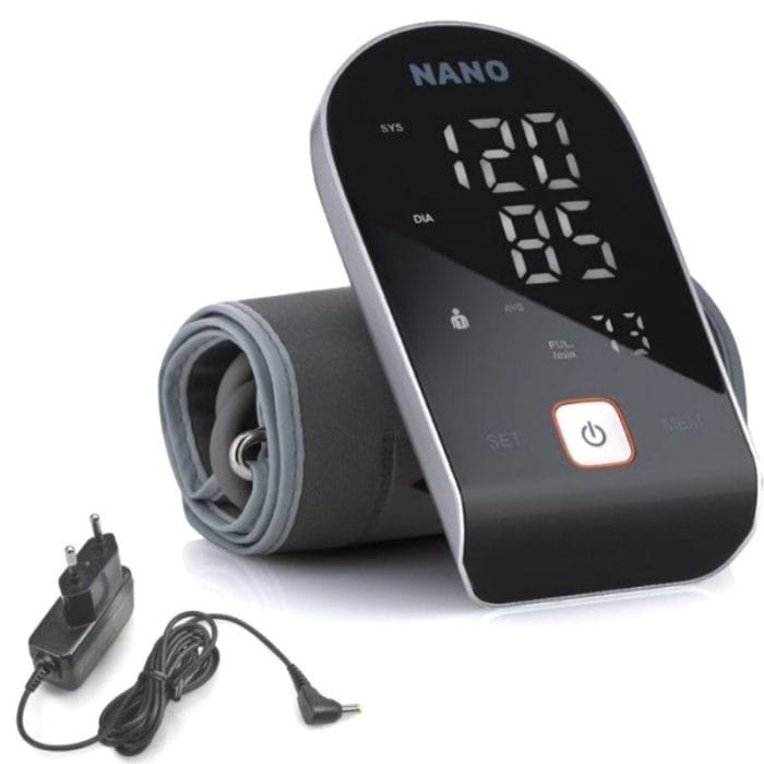 Tlakomjer za nadlakticu NANO Black Line Prestige + adapter