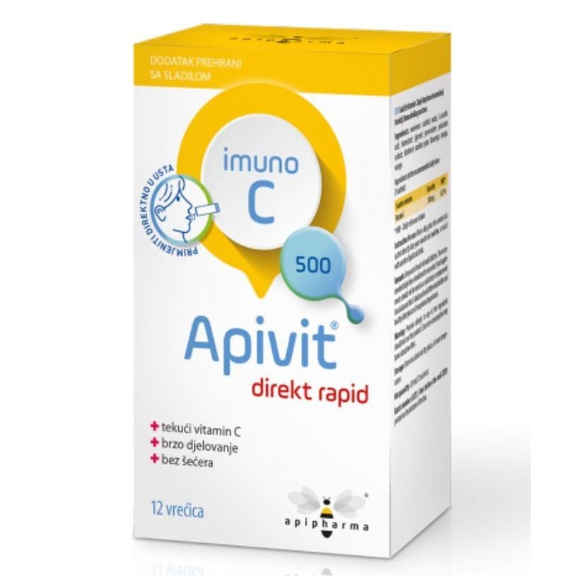 Apivit Imuno C 500 direkt rapid prah Apivit Imuno C 500 direkt rapid prah