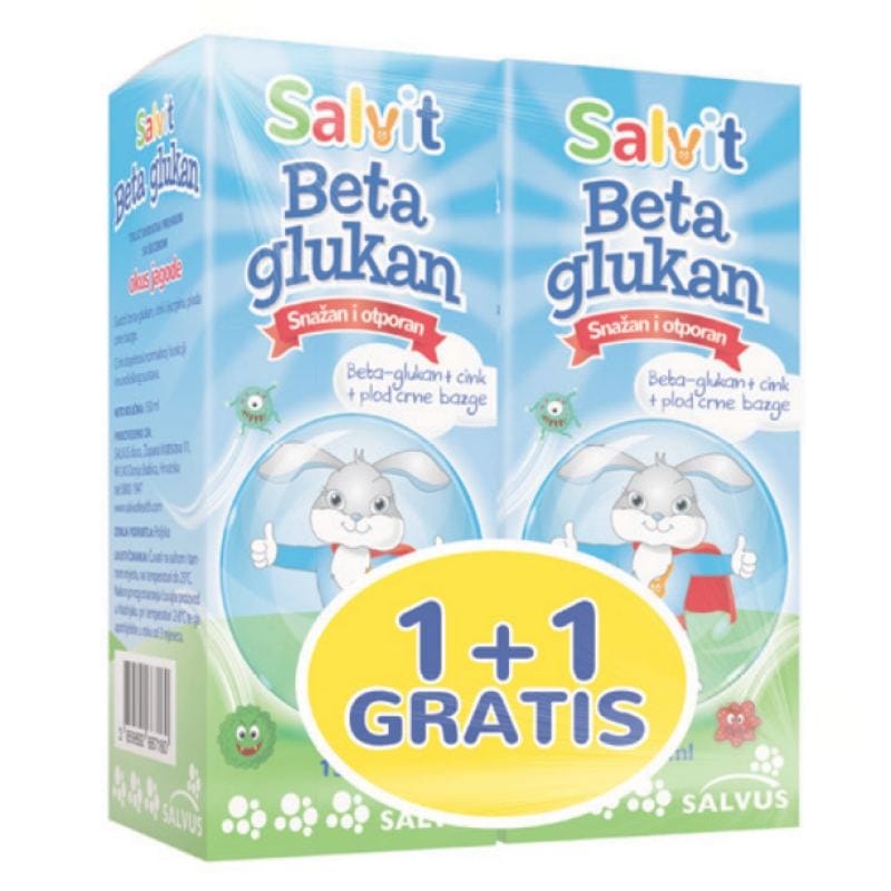 Salvit Beta Glukan 1+1 GRATIS Salvit Beta Glukan 1+1 GRATIS