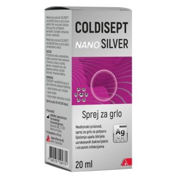 Coldisept NANOsilver sprej za grlo 20ml