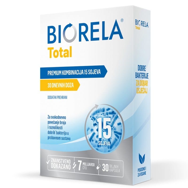 Biorela Total probiotik 30 kapsula Biorela Total probiotik 30 kapsula