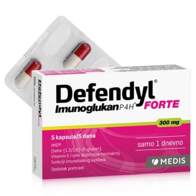 Defendyl-Imunoglukan P4H FORTE 5 kapsula Defendyl-Imunoglukan P4H FORTE 5 kapsula