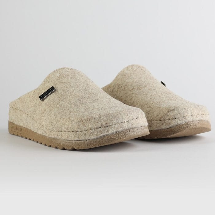Nallan anatomske natikače Lana W030 Beige Merino vuna