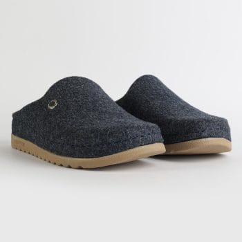 Nallan anatomske natikače Lana W030 Dark Blue Merino vuna